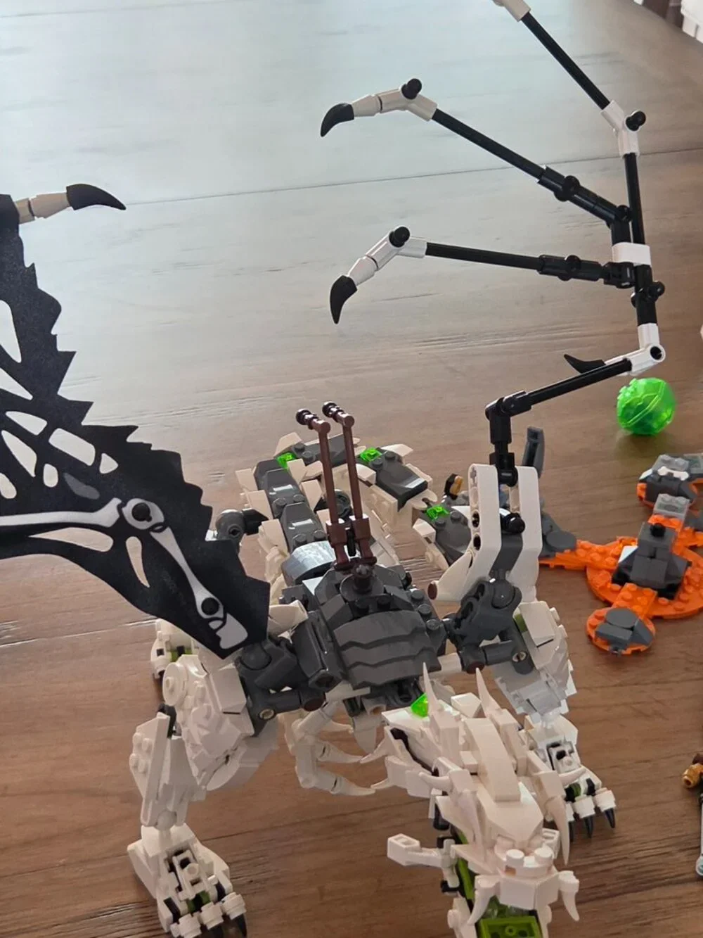 LEGO 71721 Skull Sorcerer's Dragon Ninjago Incomplete